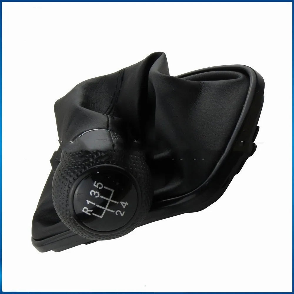 Silver and black Volkswagen Mk4 replacement gear shift knob for 6-speed manual models.