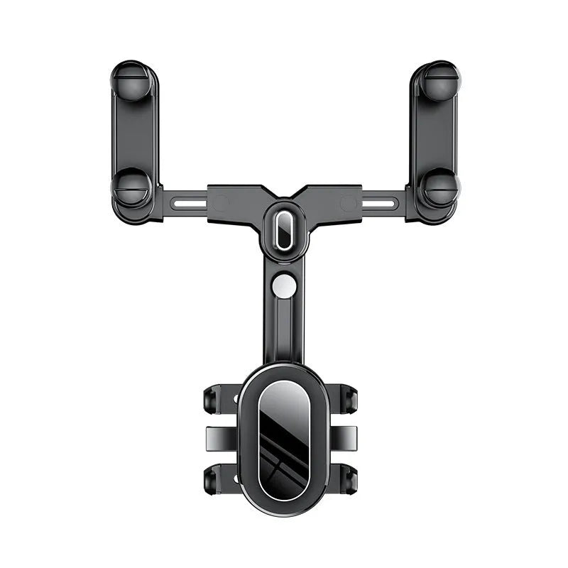 ABS automobile rear view mirror bracket for universal vehicle installation