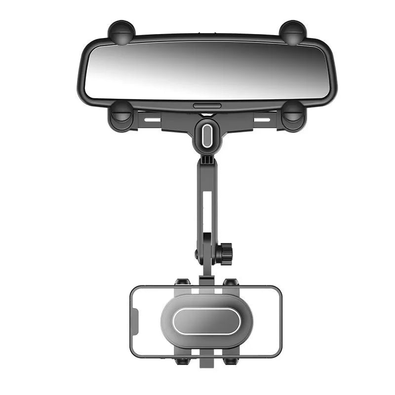 ABS automobile rear view mirror bracket for universal vehicle installation