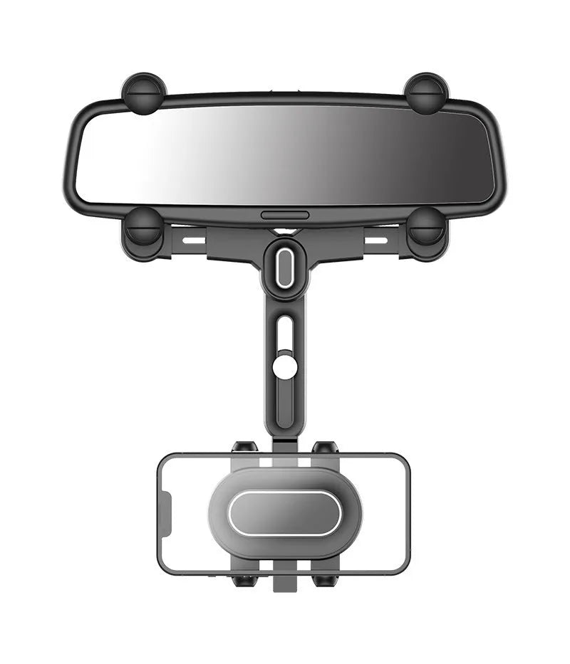 ABS automobile rear view mirror bracket for universal vehicle installation