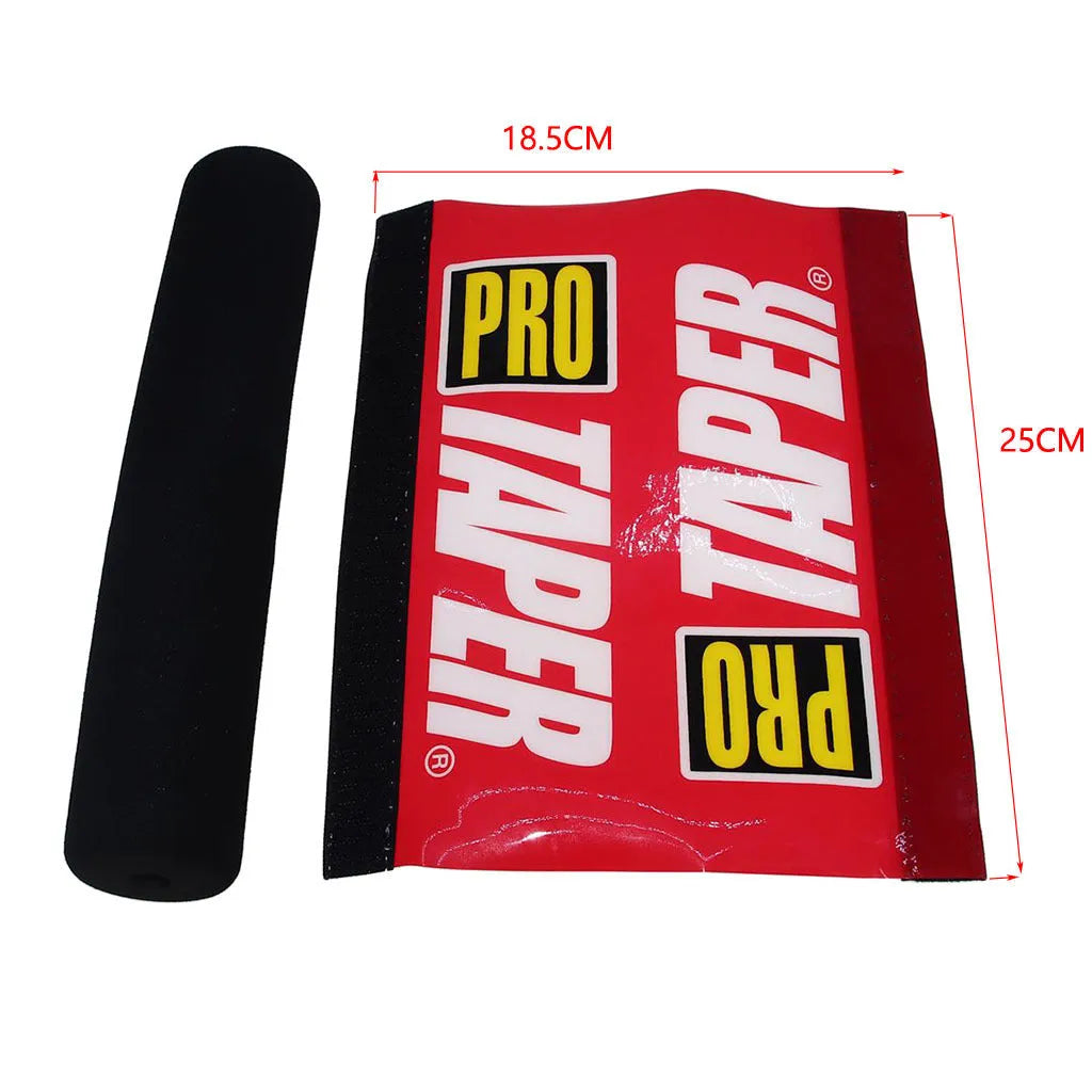 25cm motorcycle foam chest protector cover in choice of black, blue, or red colour.