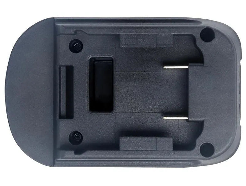 Black Milwaukee to Makita battery power adaptor converter for DM18M and H99F models