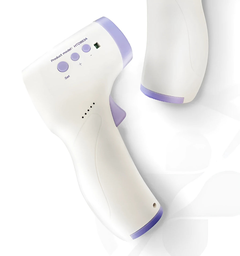 Non-contact infrared temperature measuring gun model HTD883A with digital display and trigger button