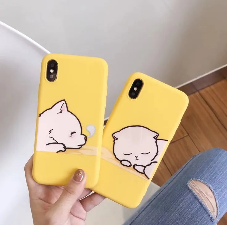 Funny cartoon giraffe TPU silicone phone case for iPhone, soft back cover