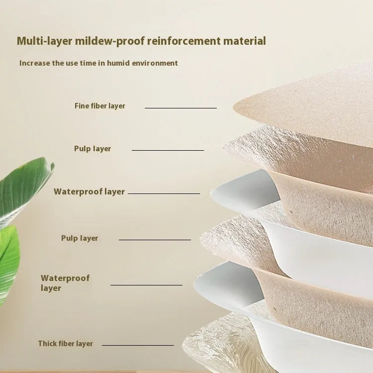 Brown disposable waterproof cat litter box with three size options shown side by side.