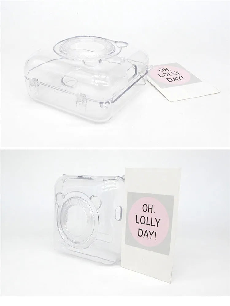 Crystal protective case for Eric Bear A6 thermal printer showing pure colour PC shell
