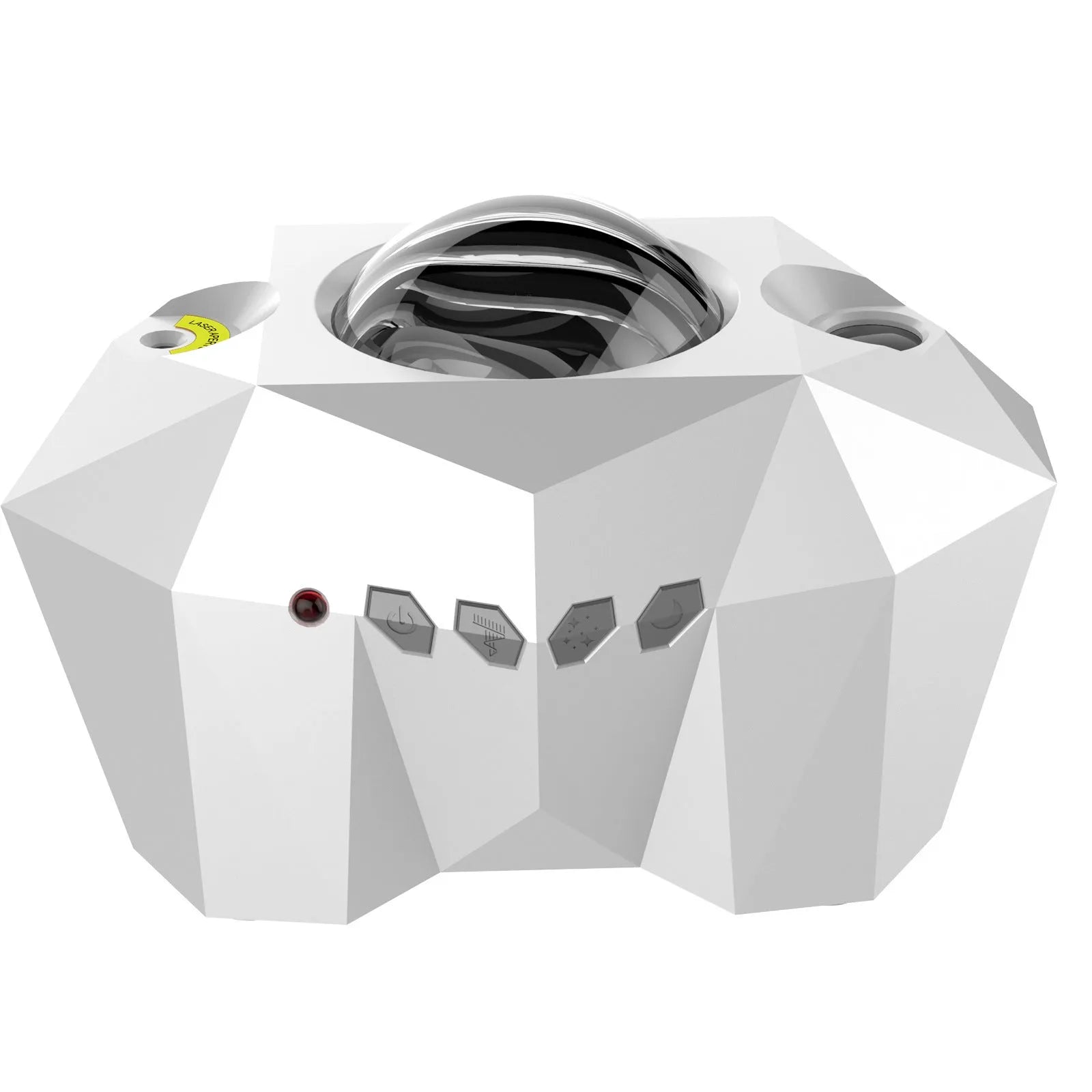 USB Bluetooth ocean star projector lamp with multi-colour water pattern and green laser, ABS and acrylic construction, black finish