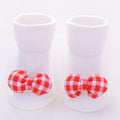 Cotton infant floor socks in multiple patterns with size options XS to M