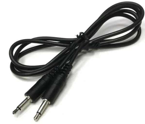3.5 mm audio extender cable showing male plug and female socket connectors, 1 metre length