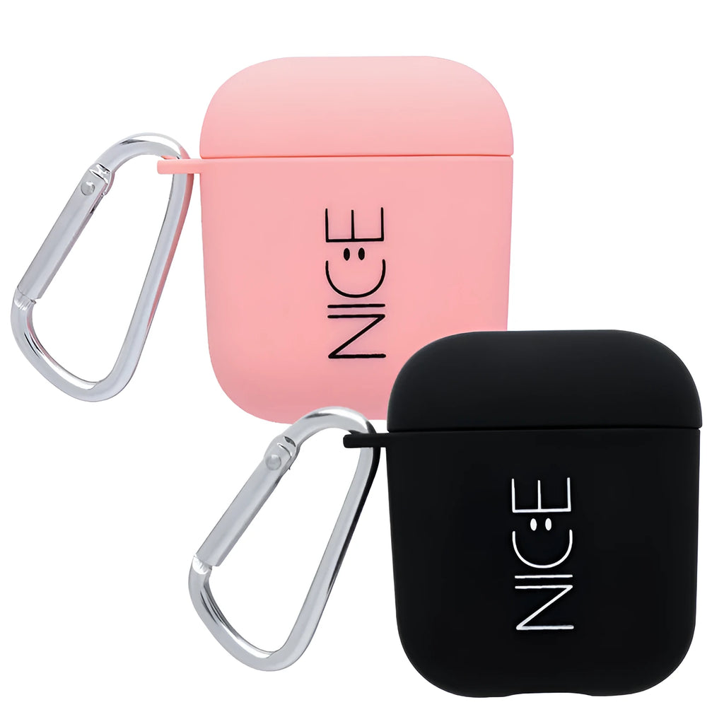 AirPods case cover in PC plastic with decorative styles compatible with iPhone wireless headsets