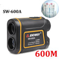 Handheld outdoor golf laser rangefinder measuring distance up to 1500 metres
