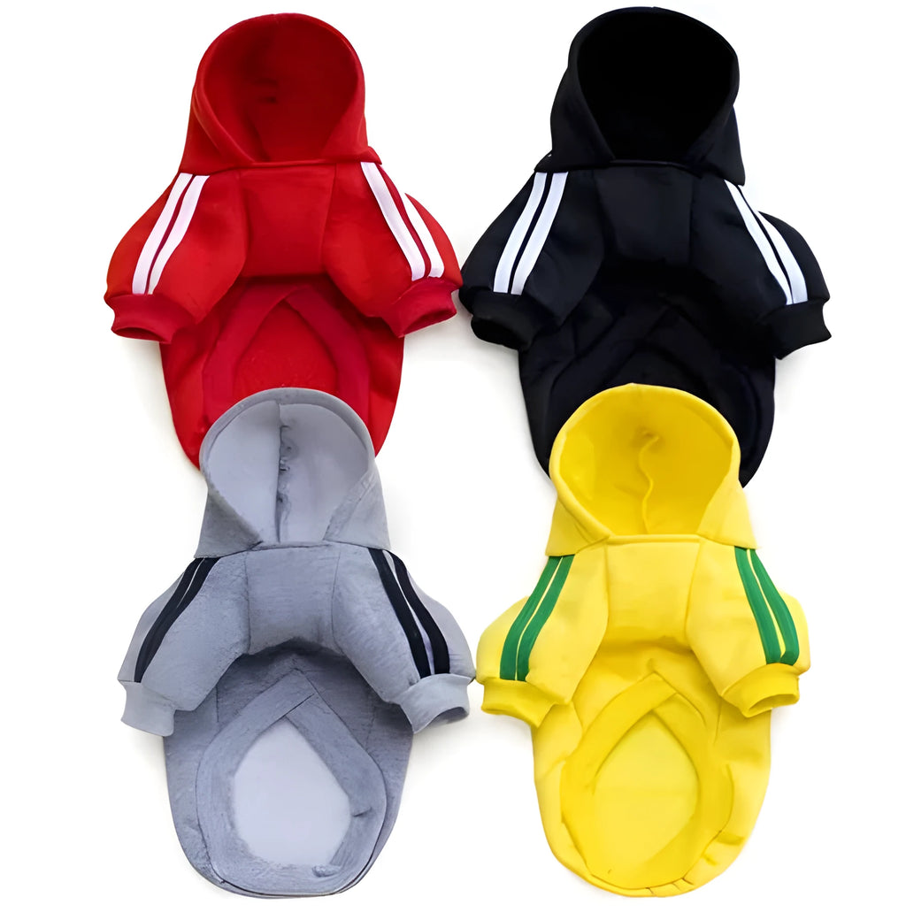 Fashion pet hoodie for small dogs cats in black with hood for Yorkie Chihuahua