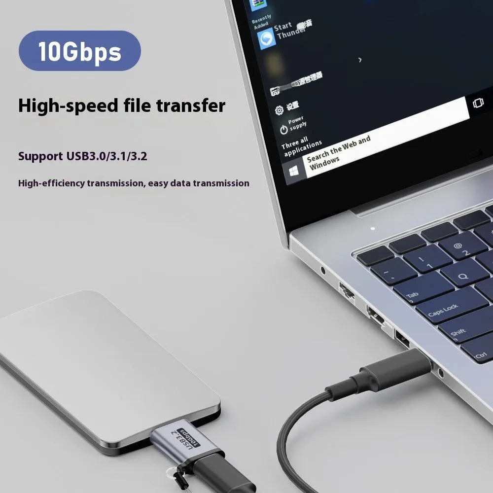 Micro B adapter converter showing Type-C and USB to Micro B connections for charging and data transfer