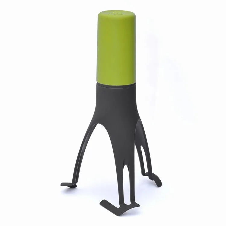 Uutensil Stirr automatic cooking mixer in green or grey, 22.2 cm tall