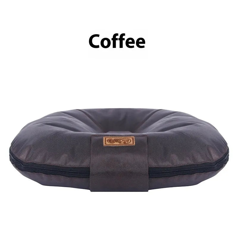 S size washable dog mattress with Oxford cloth cover in grey, showing dimensions of 55cm long by 45cm wide.