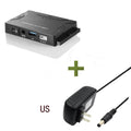 USB to IDE multifunctional converter with power adapter and cables for hard drive connectivity