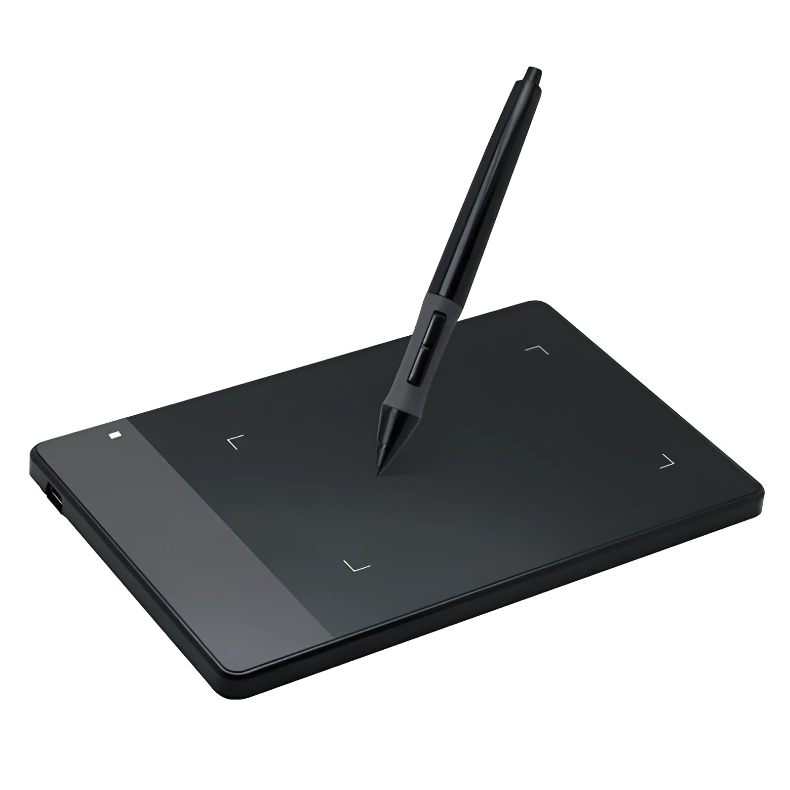 HUION 420 black electronic drawing board with USB cable, compact graphics tablet