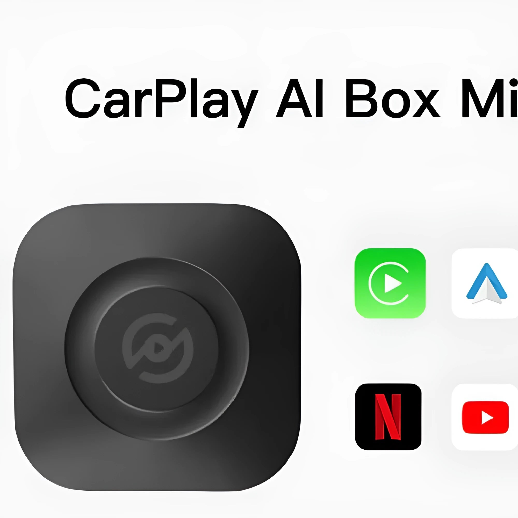 Wireless CarPlay Android Auto adapter plastic 120x3mm with USB and HDMI ports for original car wired systems