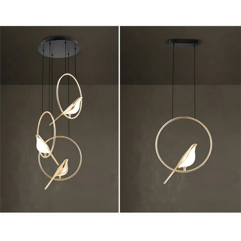 A long, vertical modern chandelier with a zinc alloy and acrylic design, hanging 150cm from the ceiling.