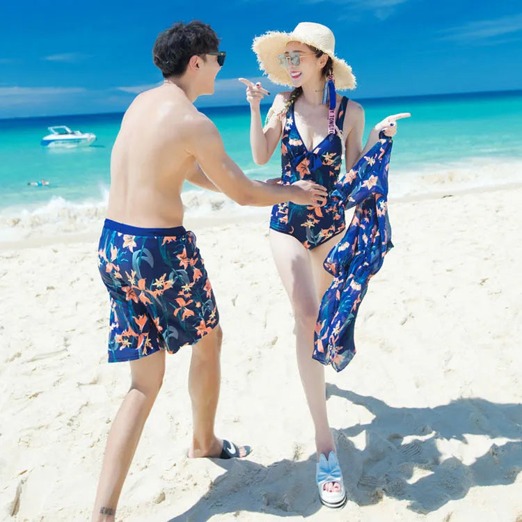 Plus size belly covering one-piece swimsuit in tight fit, polyester and spandex, colour 8202-8, front view
