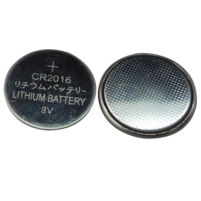 Pack of 3V alkaline button batteries showing CR2032, CR2025, and CR2016 coin cells for small electronics.