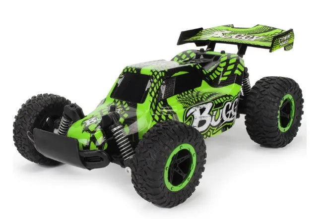 Blue 1:18 scale remote control off-road drift car with 2.4G transmitter