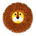 Brown lion design sniffing pad pet toy for dogs and cats, 33cm long