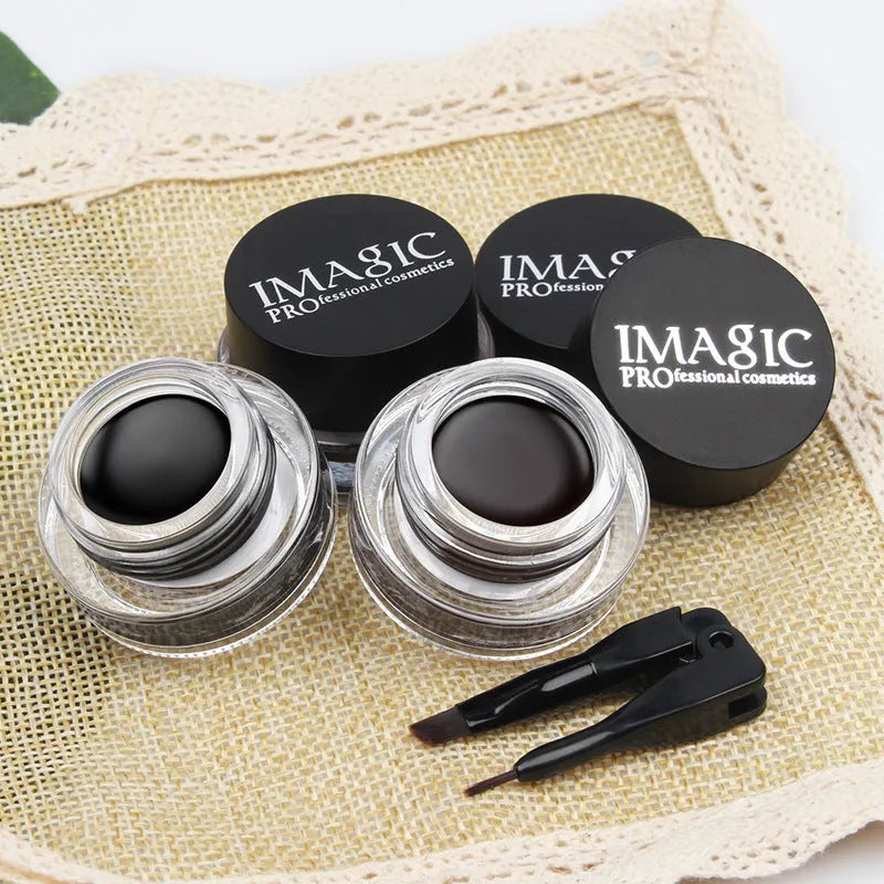 Three brush pen eyeliners in colours E01, E02, and E03 for big eye makeup definition
