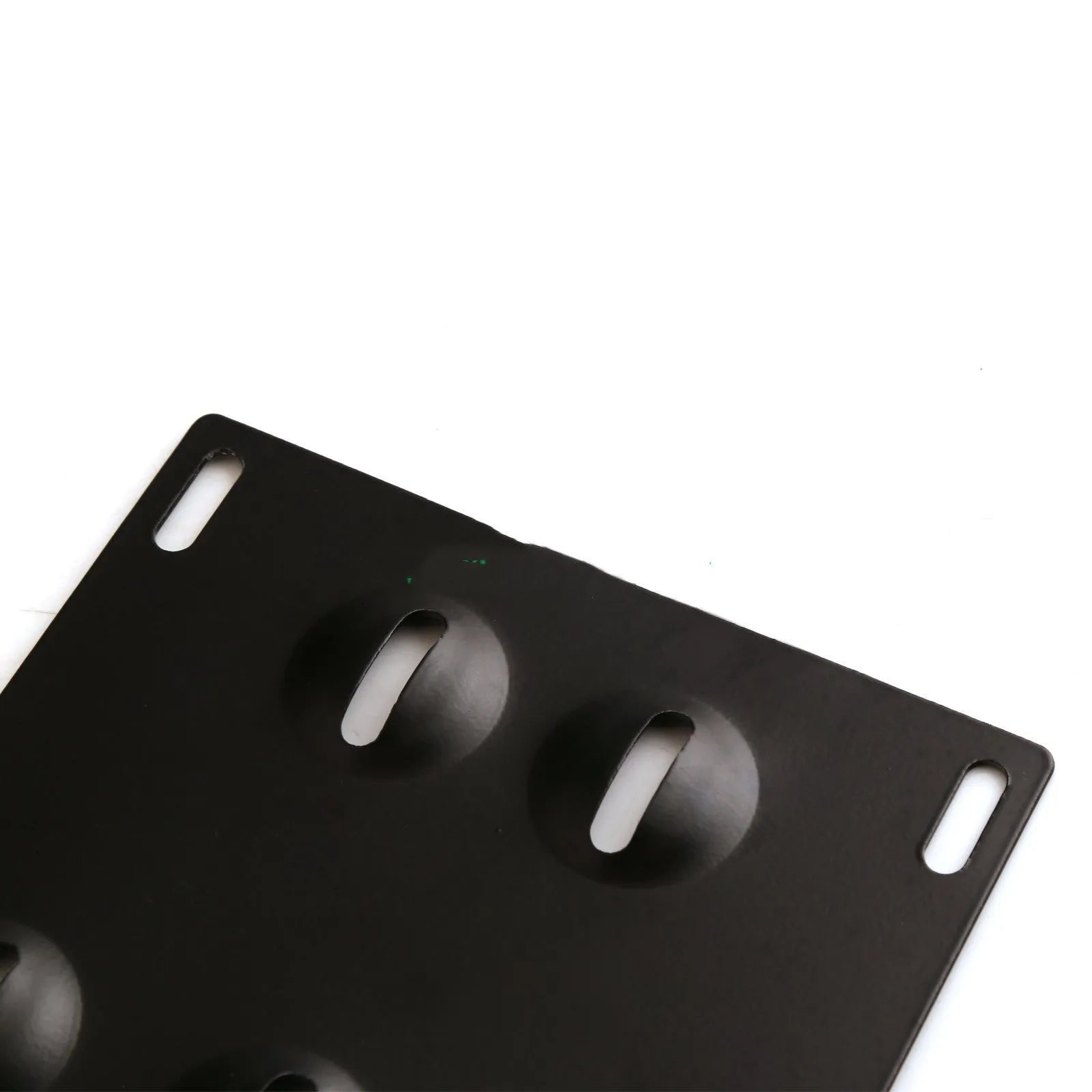 American license plate frame with integrated trailer hook for car modification, 21x10 cm metal construction