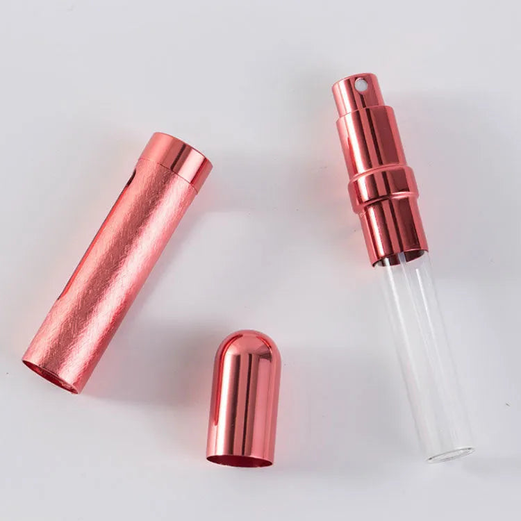 12ml aluminium and glass portable perfume atomiser in seven colour options.