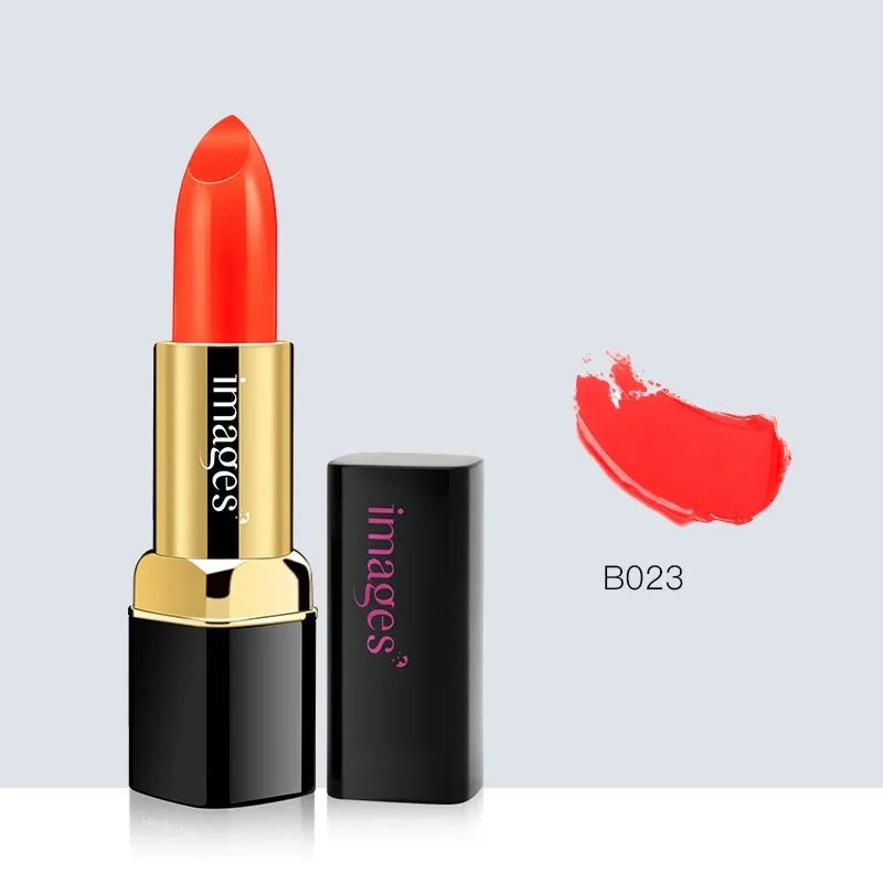 Moisturising lipstick lip gloss stick in choice of 10 colours including coral red and barbie pink