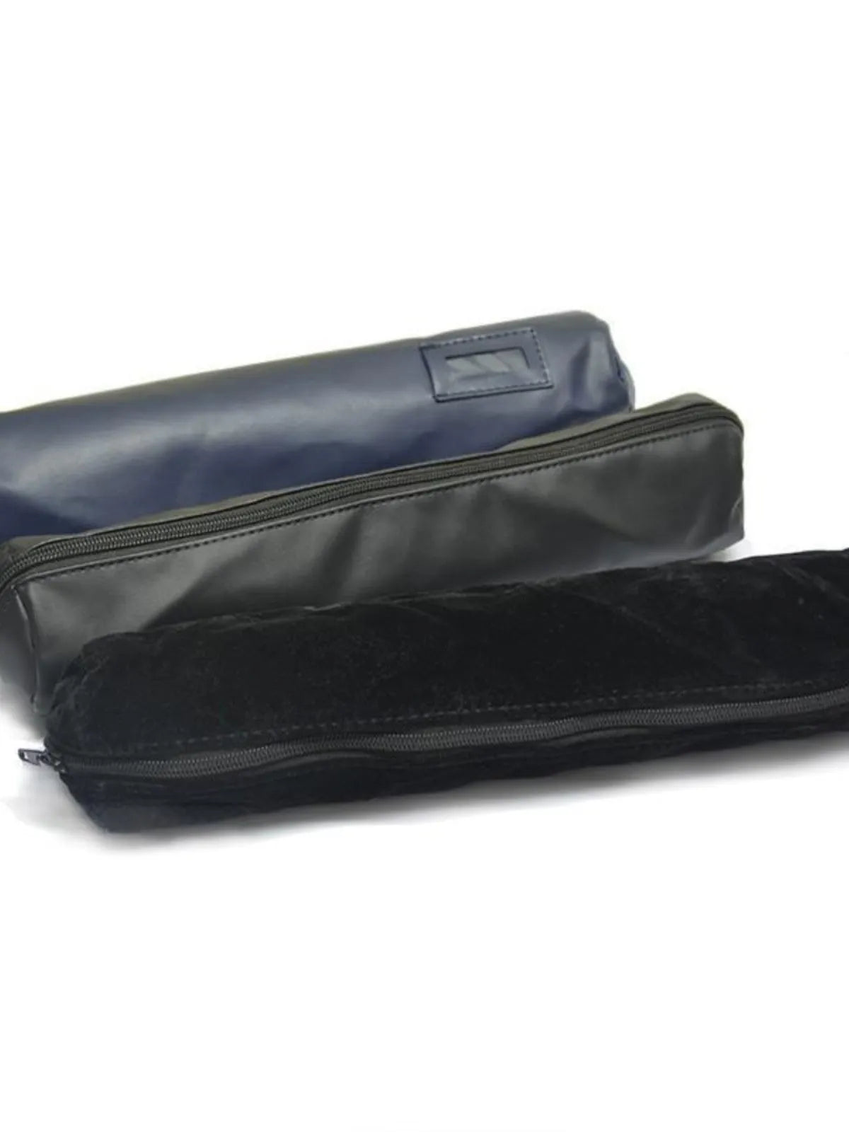 Polyester women's portable bracelet watch buggy bag dustproof storage pouch in black velvet