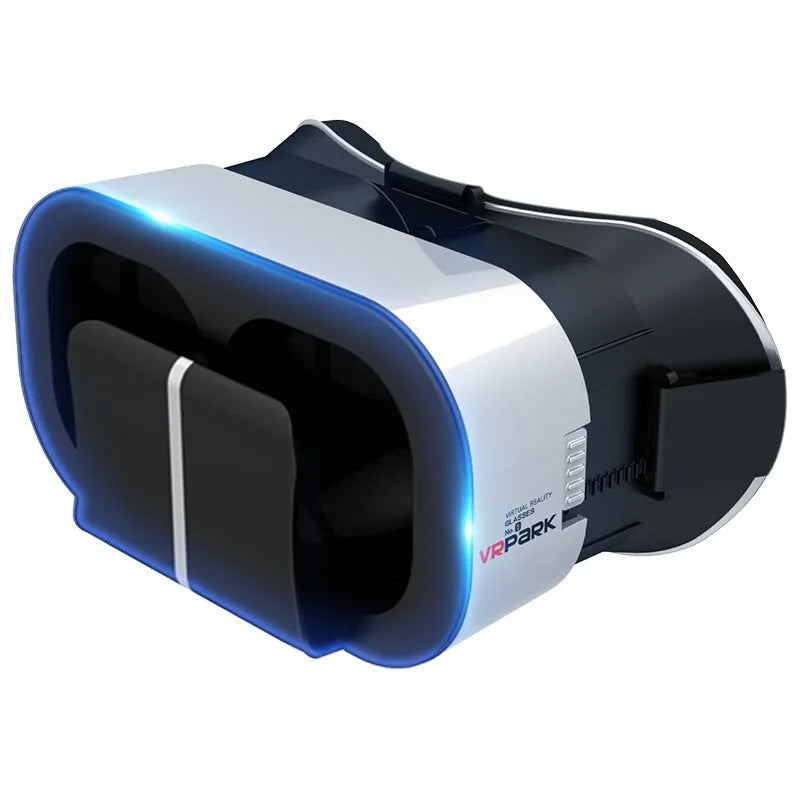 White mobile phone virtual helmet integrated machine with 100-inch virtual display for smartphone video