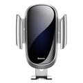 Universal smart car bracket mobile phone holder showing 360-degree rotation and adjustable clamping arms
