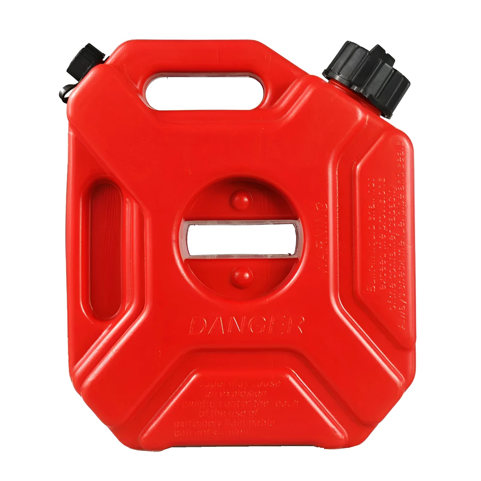 Red plastic petrol barrel 3L 5L HDPE fuel can for motorcycle off-road gasoline tank anti-pressure shockproof moisture-proof