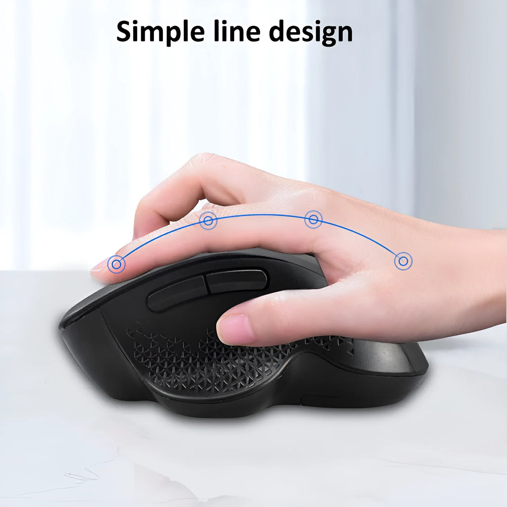 Black or grey wireless optical mouse with USB charging cable for laptop computers