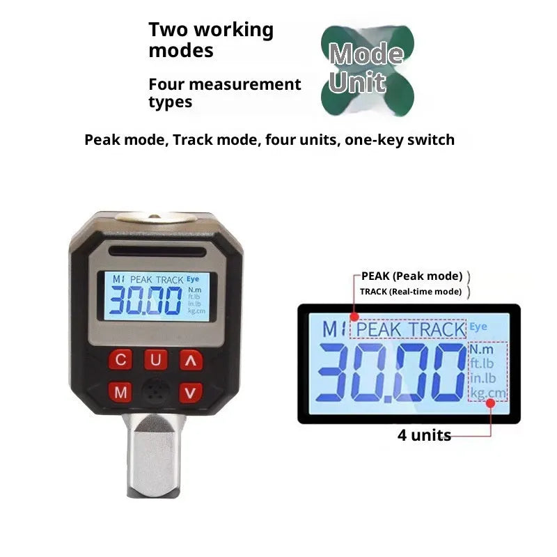 Digital torque meter 17-340 Nm high precision torque tester 6-piece set with digital display