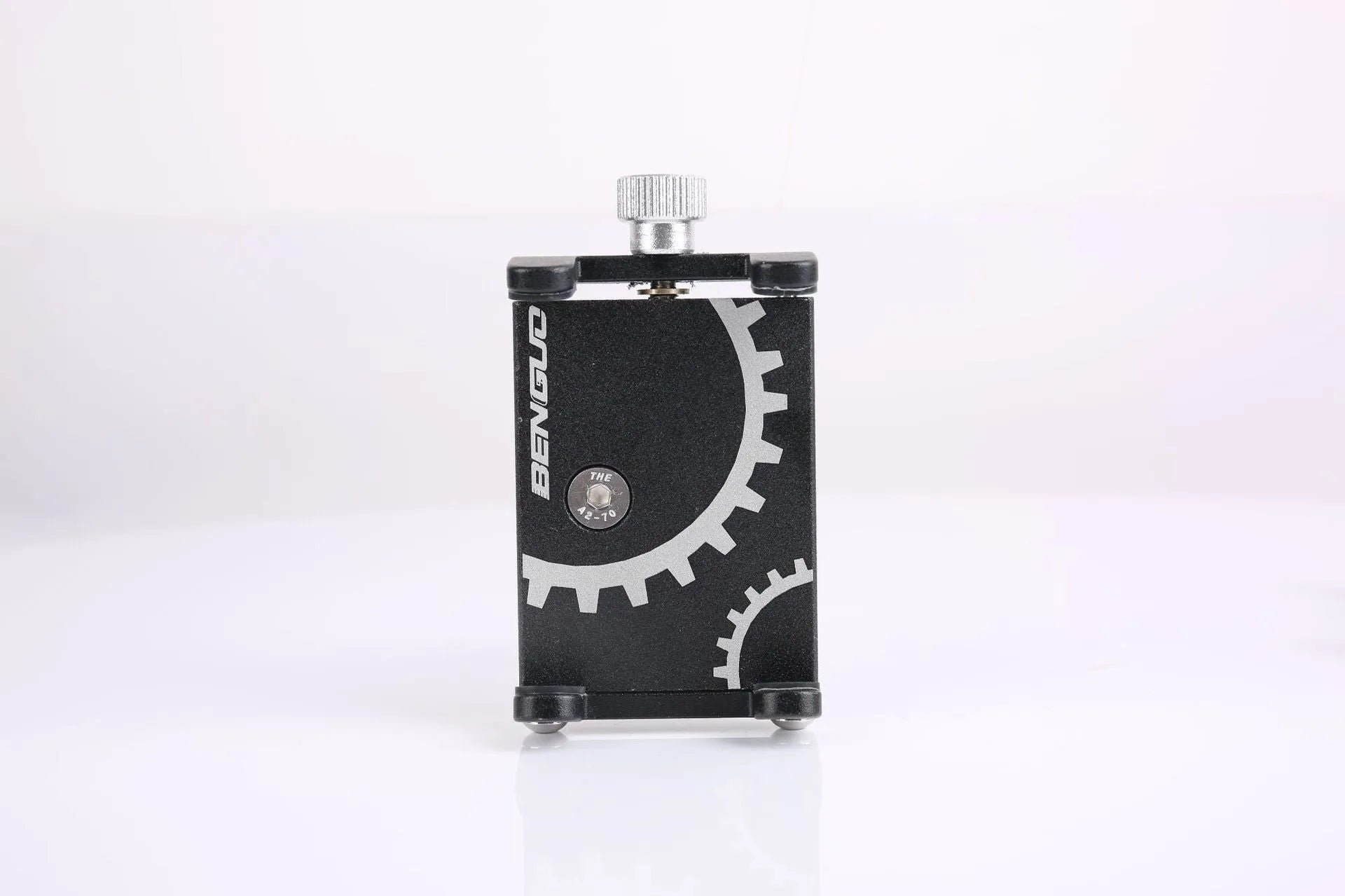Aluminium alloy bicycle phone holder in black, red or titanium colour options
