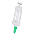 Plastic mini planter tool seeder measuring 12cm length for seed distribution in garden pots