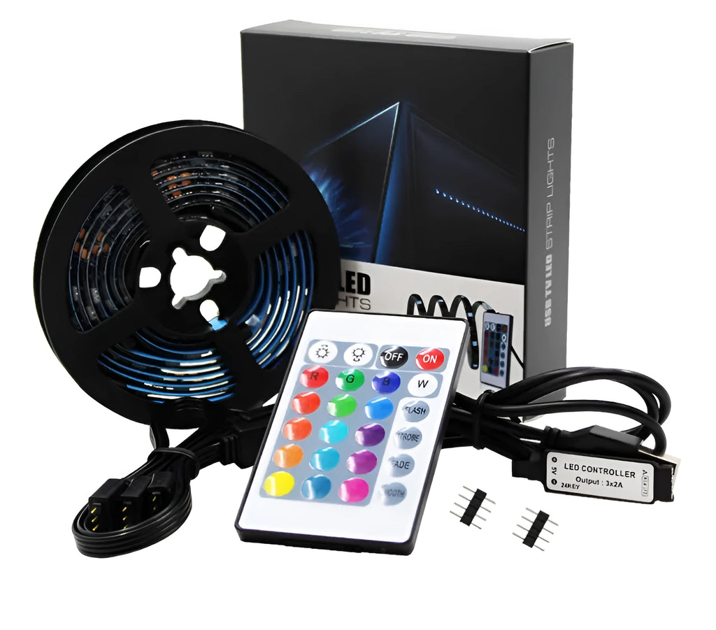 USB LED TV background light strip with colour temperature A B options and lengths 0.5M 1M 2M