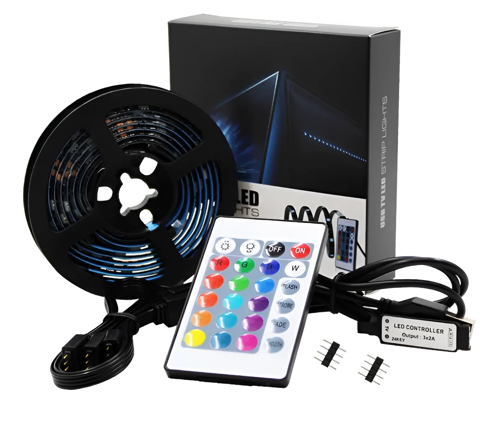 USB LED TV background light strip with colour temperature A B options and lengths 0.5M 1M 2M