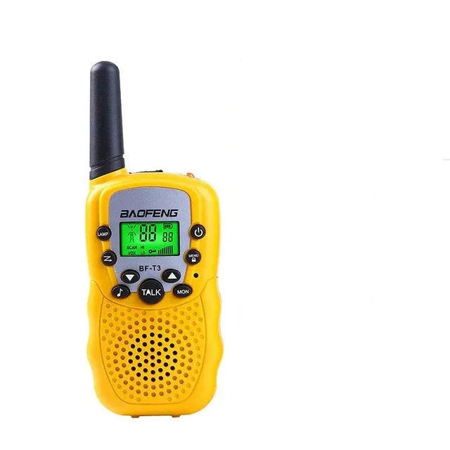 Children's handheld walkie talkie in available colours with 22-channel display