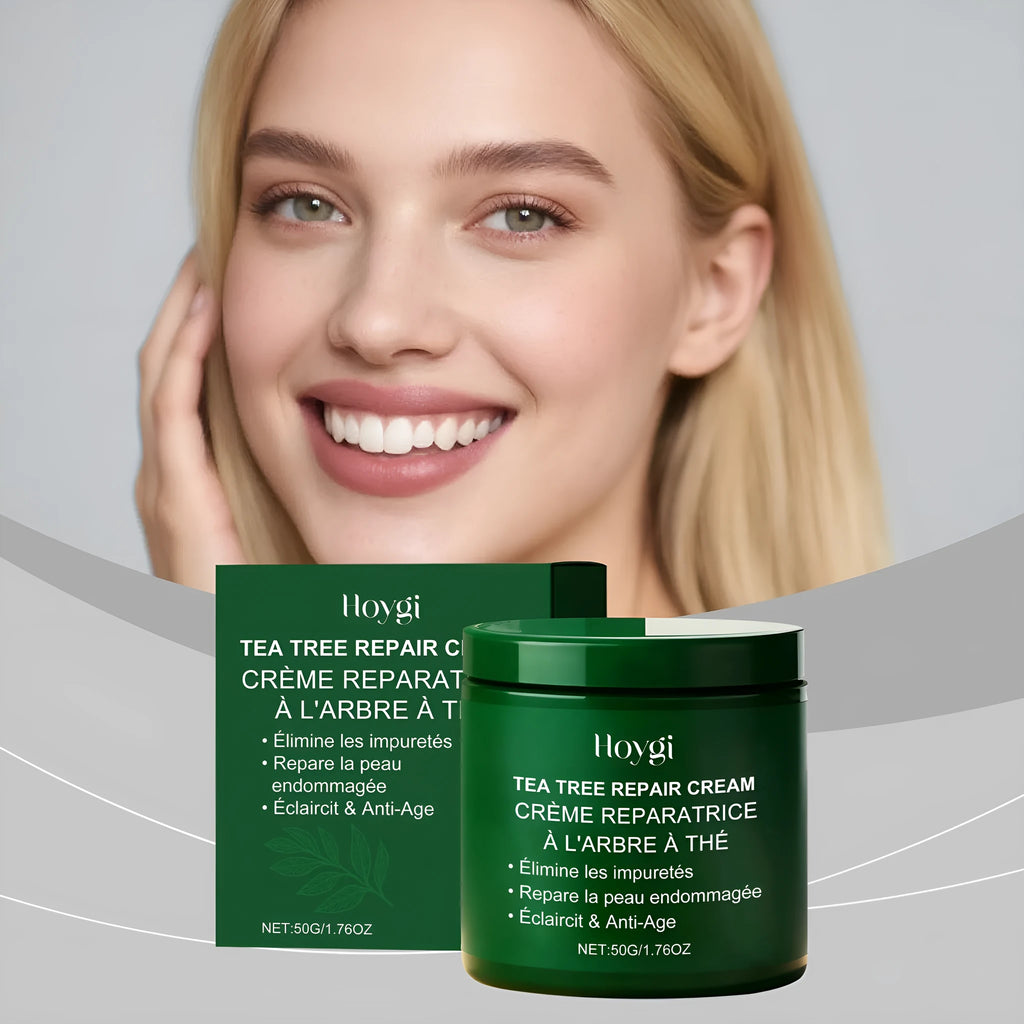 Gentle Nourishing Tea Tree Moisturising Cream in a 50g pot for face and body hydration