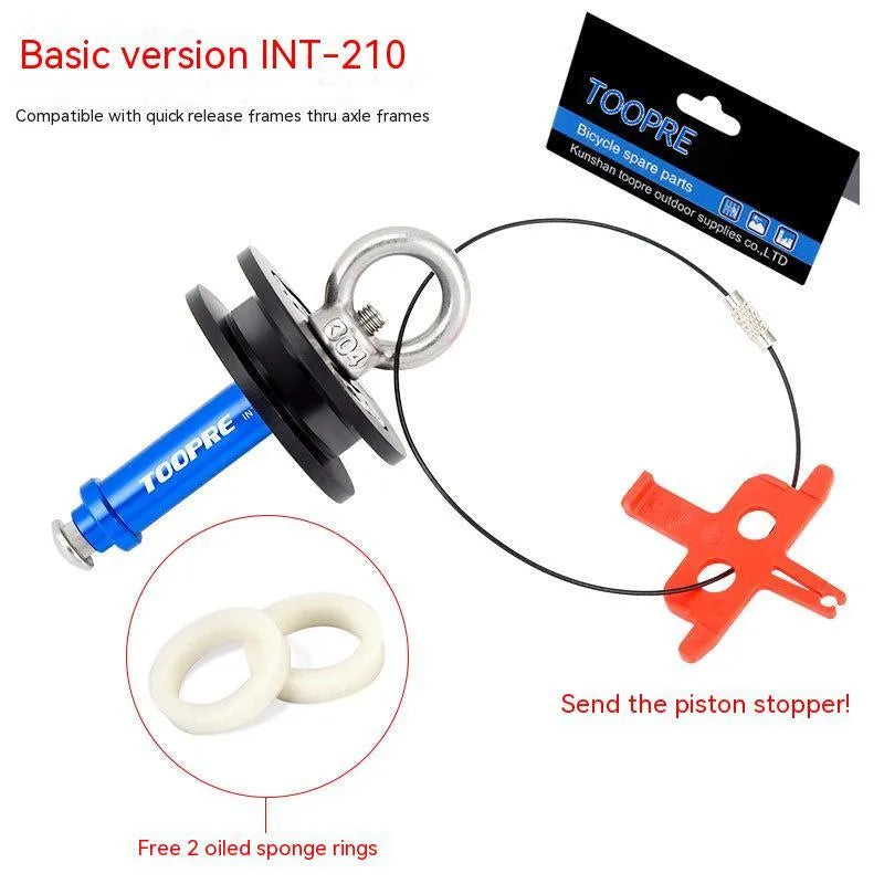 Aluminium bicycle chain holder tool in three versions for washing and tension adjustment