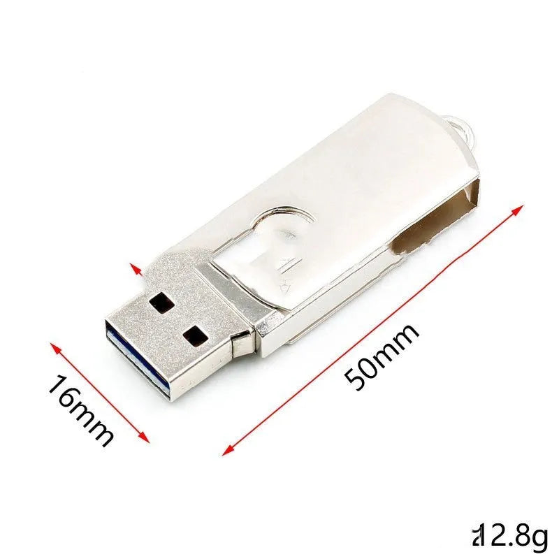 Small green PCB development board for building a DIY USB keyboard, measuring 50mm by 16mm