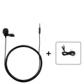 Wired lavalier lapel microphone with clip attachment and 3.5mm cable