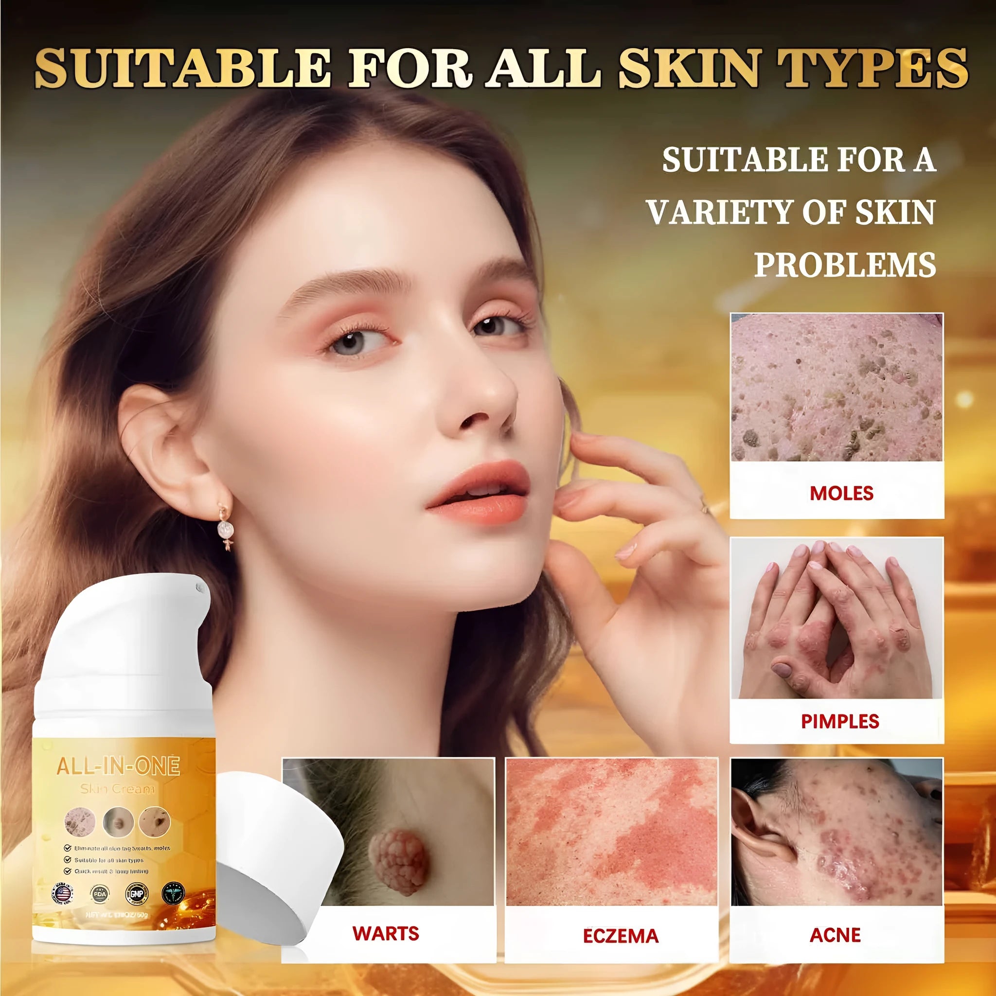 50ml neck cream bottle for non-standard skin cleaning treatment for men and women