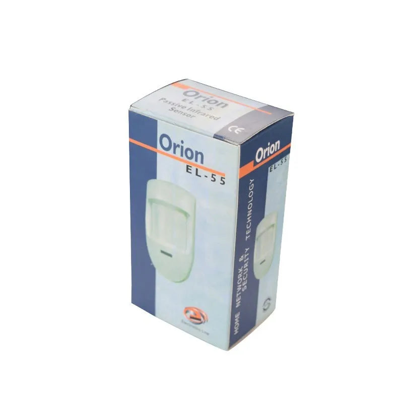 White wired PIR motion sensor wall-mounted passive infrared detector with 120 degree detection angle