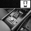 Unksera car interior decorative sticker film kit for centre console and dashboard in carbon fibre pattern