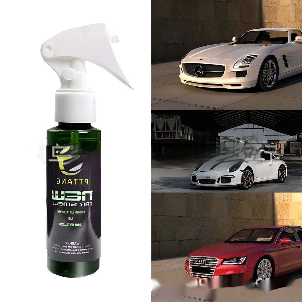 Car foam cleaning agent interior freshener in 50ml and 100ml spray bottles